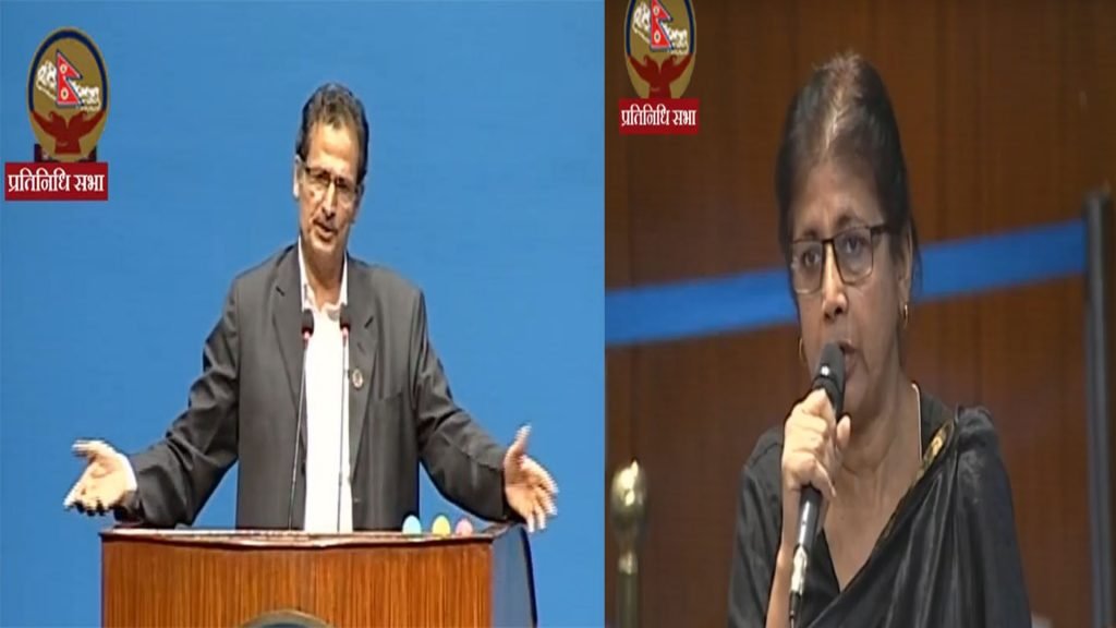 सरिता गिरीको संशोधन प्रस्ताव सभामुखद्धारा खारेज, गिरी संसद भवन बाहिर