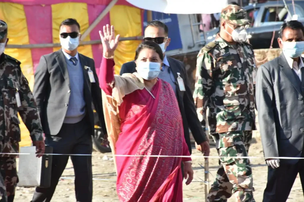 राष्ट्रपति भण्डारी आज गृह जिल्ला भोजपुर जाँदै