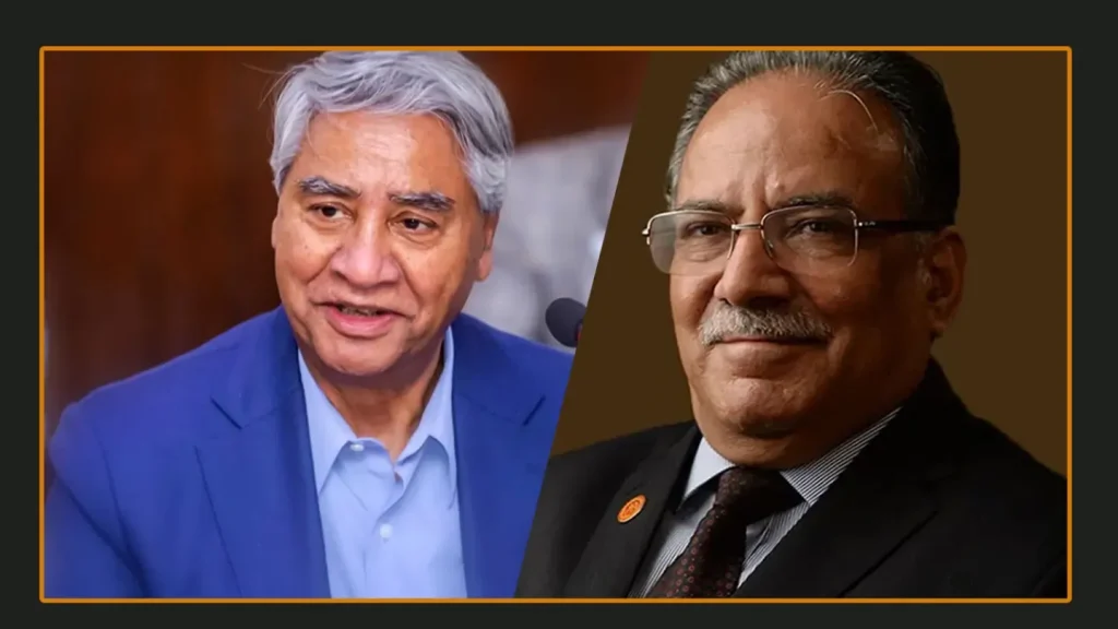 ओली र रविको थेग्नै नसक्नेगरि दबाब आउन थालेपछि देउवासँग सहकार्यको मुडमा प्रचण्ड