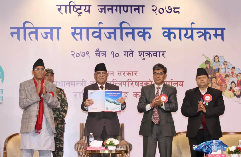 राष्ट्रिय जनगणना २०७८ को अन्तिम नतिजा सार्वजनिक