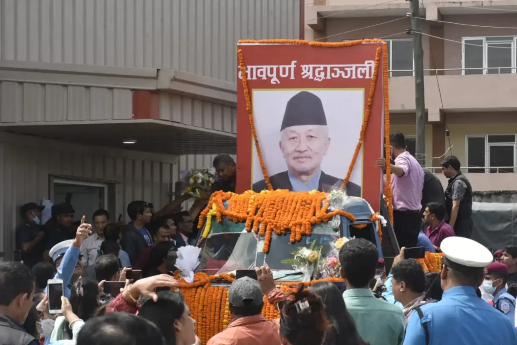 सुवासचन्द्र नेम्वाङको महाप्रस्थान, राजकीय सम्मानका साथ सुरु भयो शवयात्रा