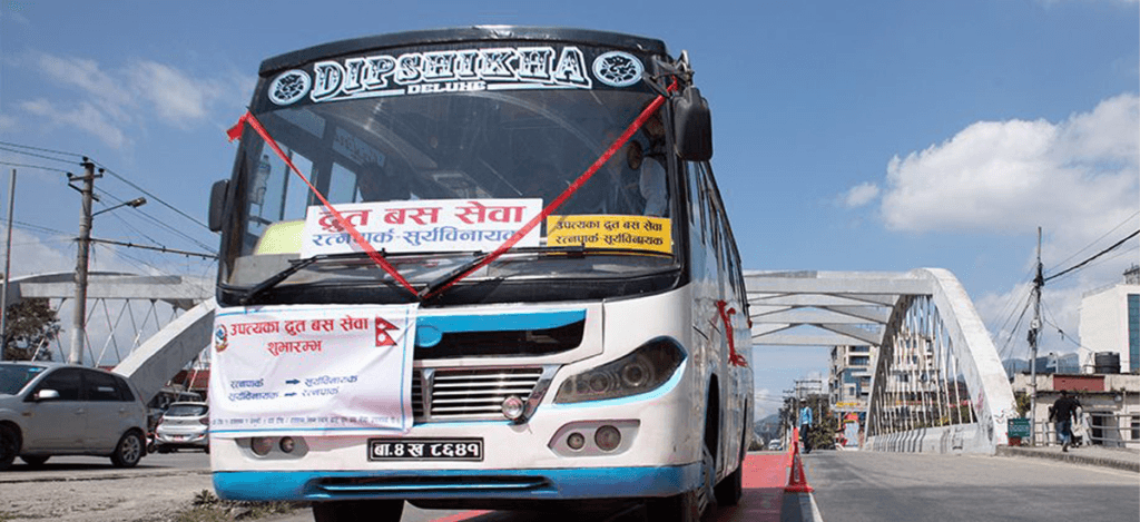 स्थागित रहेको रत्नपार्क-सूर्यविनायक द्रुत बस सेवा आजदेखि पुनः सञ्चालन