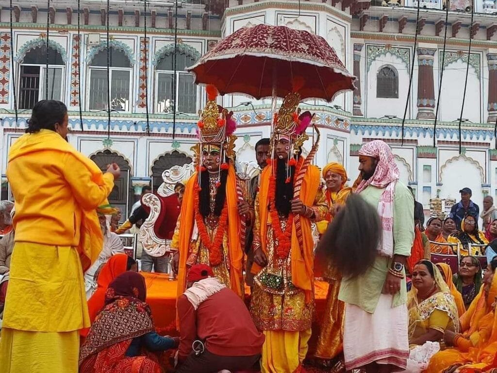 नेपाल आए अयोध्याका जन्ती, जानकी मन्दिरमा विशेष उल्लास