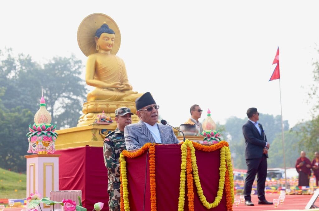 प्रधानमन्त्री प्रचण्डले गरे विश्व शान्तिका लागि अपिल