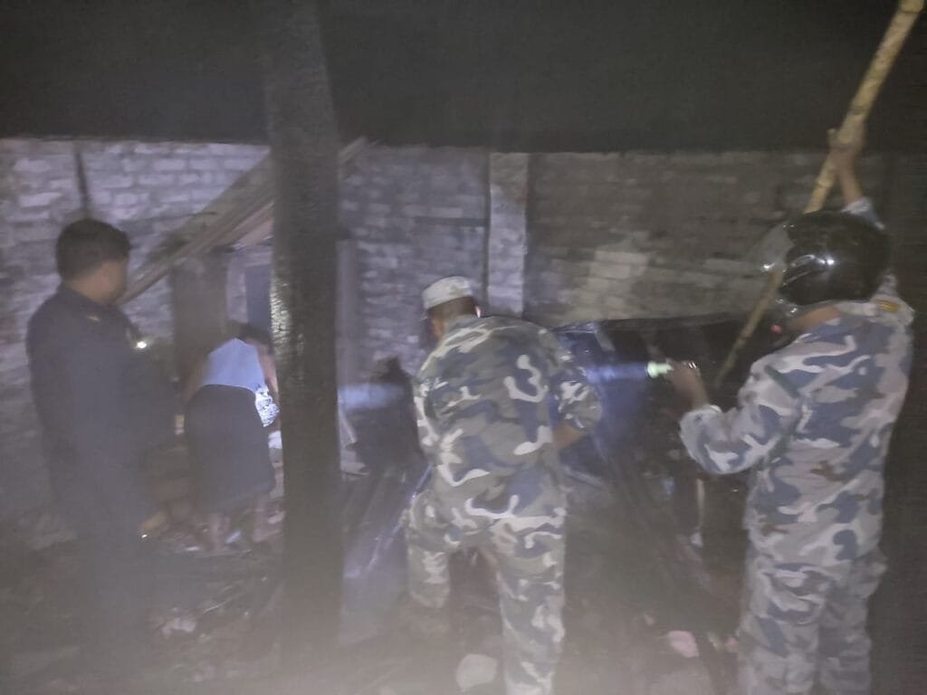 रौतहटमा आगलागी झण्डै १२ लाखको क्षती