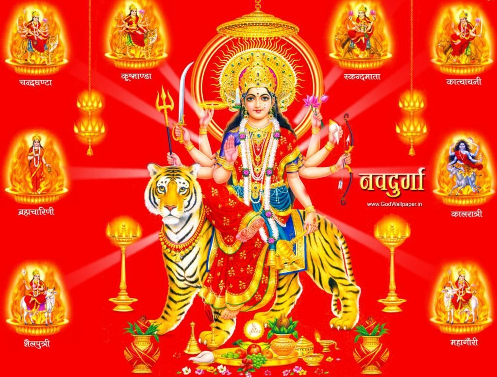 नवरात्रको तेस्रो दिन आज : चन्द्रघण्टा देवीको पूजा आराधना गरिँदै