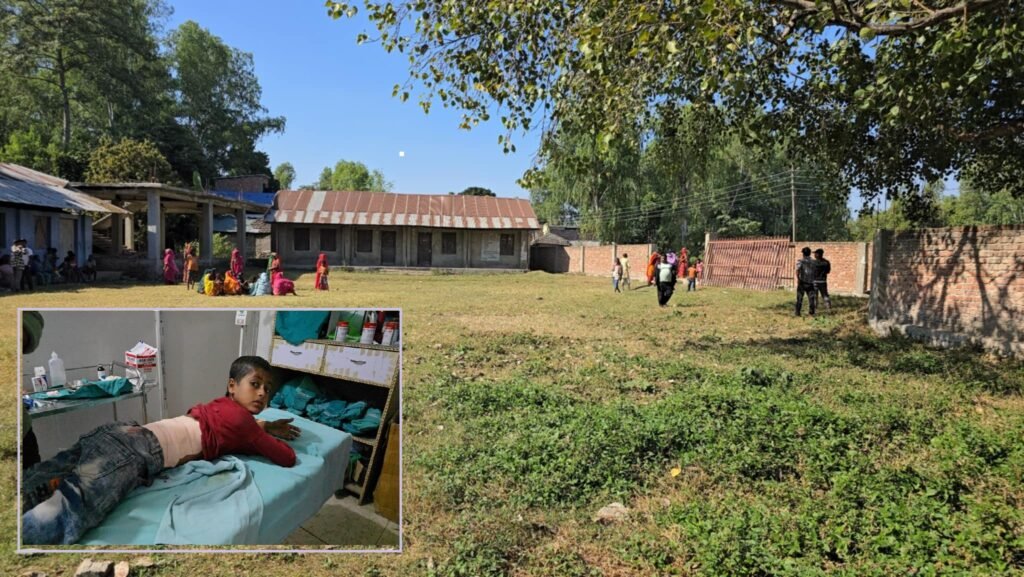 शिक्षकको लापरपाहीले विद्यालयको गेट ढल्दाँ दुई बालक घाइते, एकको अवस्था गम्भिर
