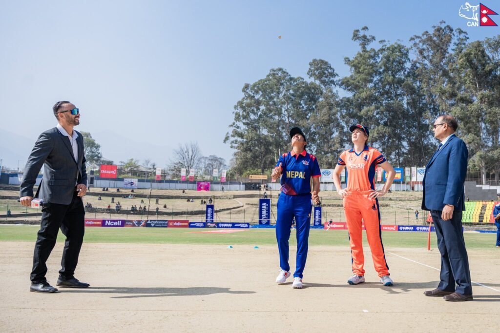 पहिलो खेलमा नेपाललाई नेदरल्याण्डले दियो १५८ रनको लक्ष्य