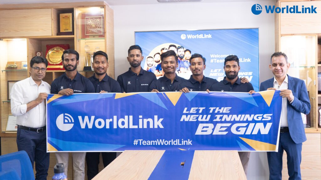 वर्ल्डलिंक कम्युनिकेसन्सद्वारा राष्ट्रिय क्रिकेट टोलीका ६ खेलाडीलाई ब्राण्ड एम्बेसडर घोषणा