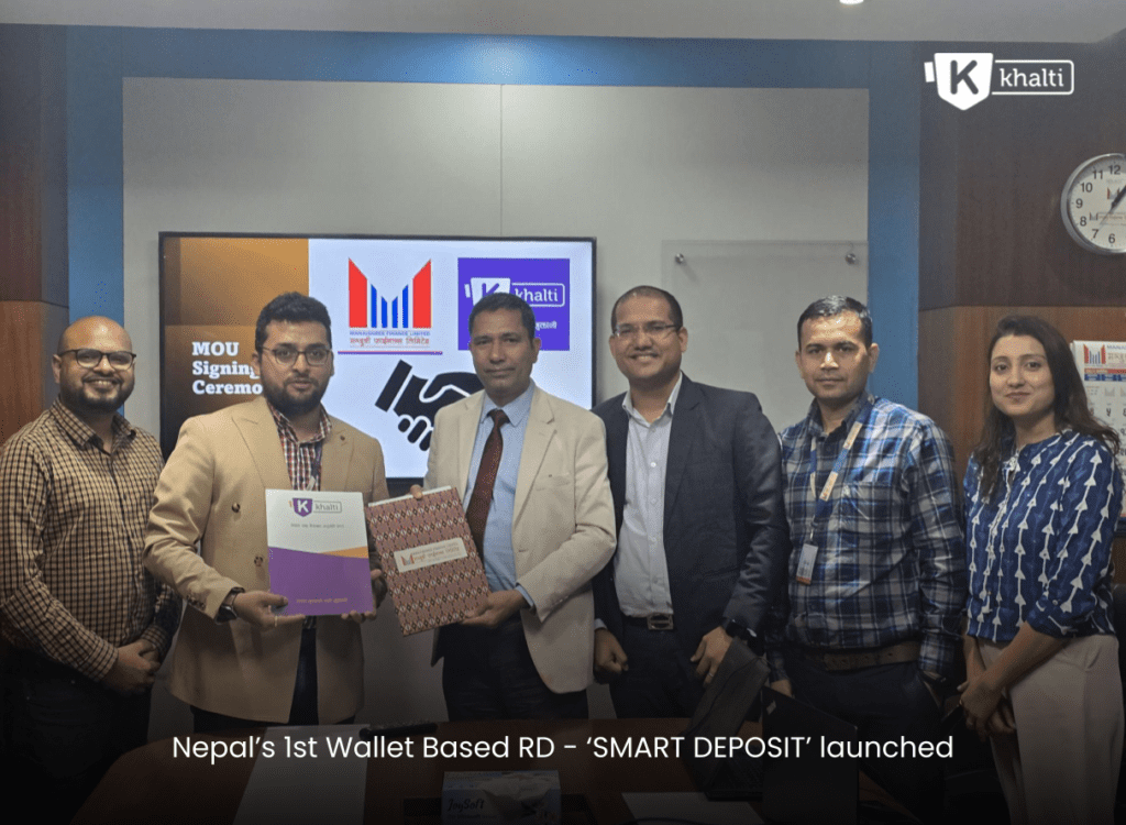 नेपालको पहिलो वालेटमा आधारित रिकरिङ डिपोजिट स्वरूप खल्तीले सुरु गर्यो ‘स्मार्ट डिपोजिट’