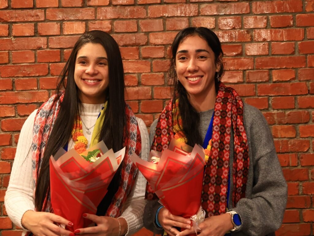 कर्णाली यशभिसबाट ‘एभरेस्ट महिला भलिबल लिग’ खेल्ने ३ महिला खेलाडी नेपाल आइपुगे