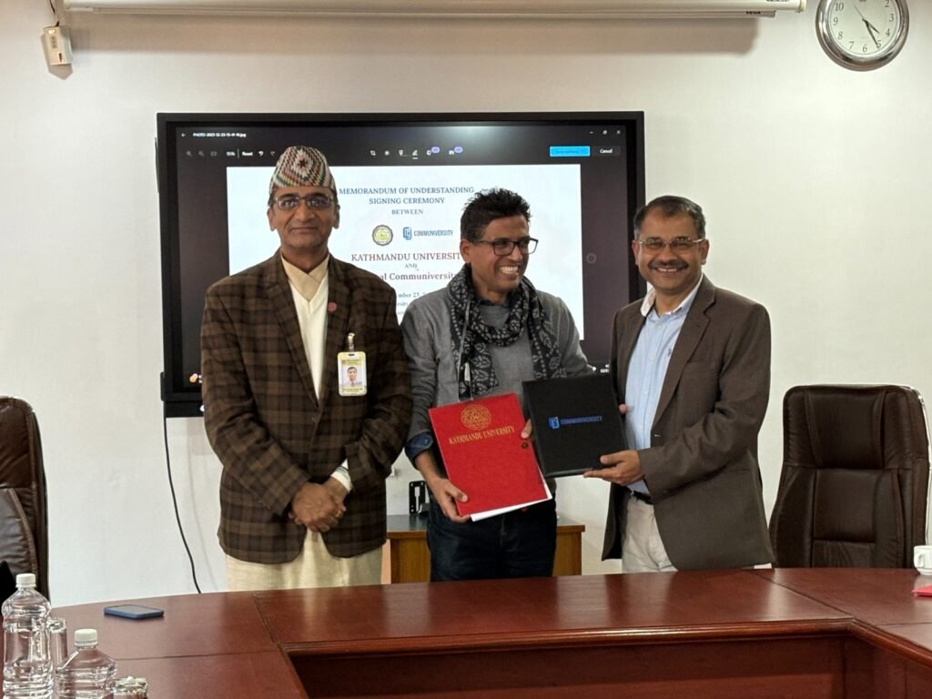 नेपाल कम्युनिभर्सिटी र काठमाडौं विश्वविद्यालयको सहकार्यमा समुदायकेन्द्रित स्नातकोत्तर कार्यक्रम संचालन हुँदै