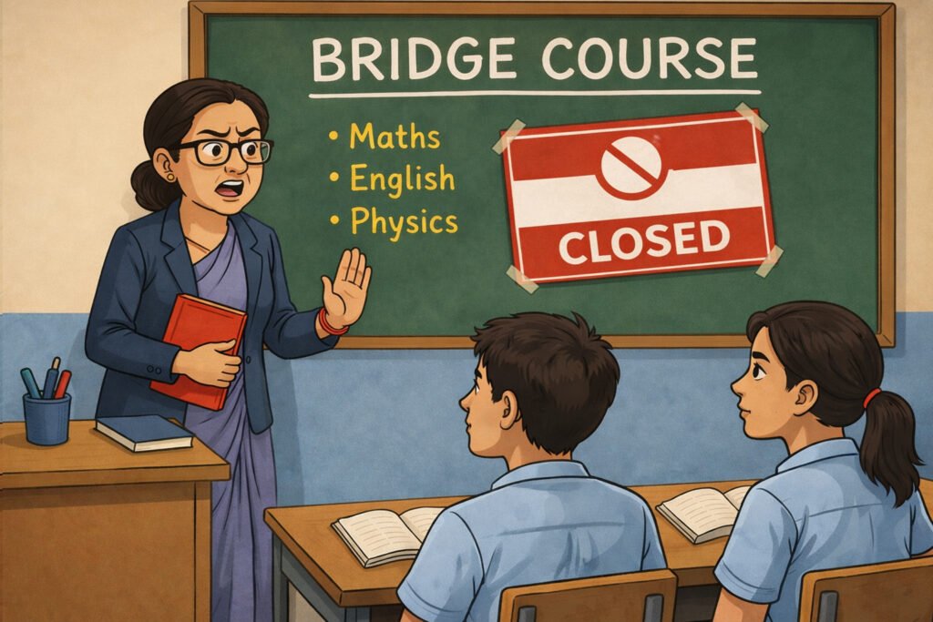 सरकारले लगायो ब्रिज कोर्स कक्षा सञ्चालनमा पूर्ण प्रतिबन्ध