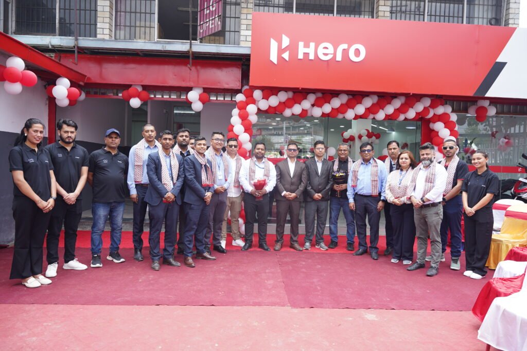बानेश्वर र सीतापाइलामा हिरोको नयाँ शोरुम उद्घाटन