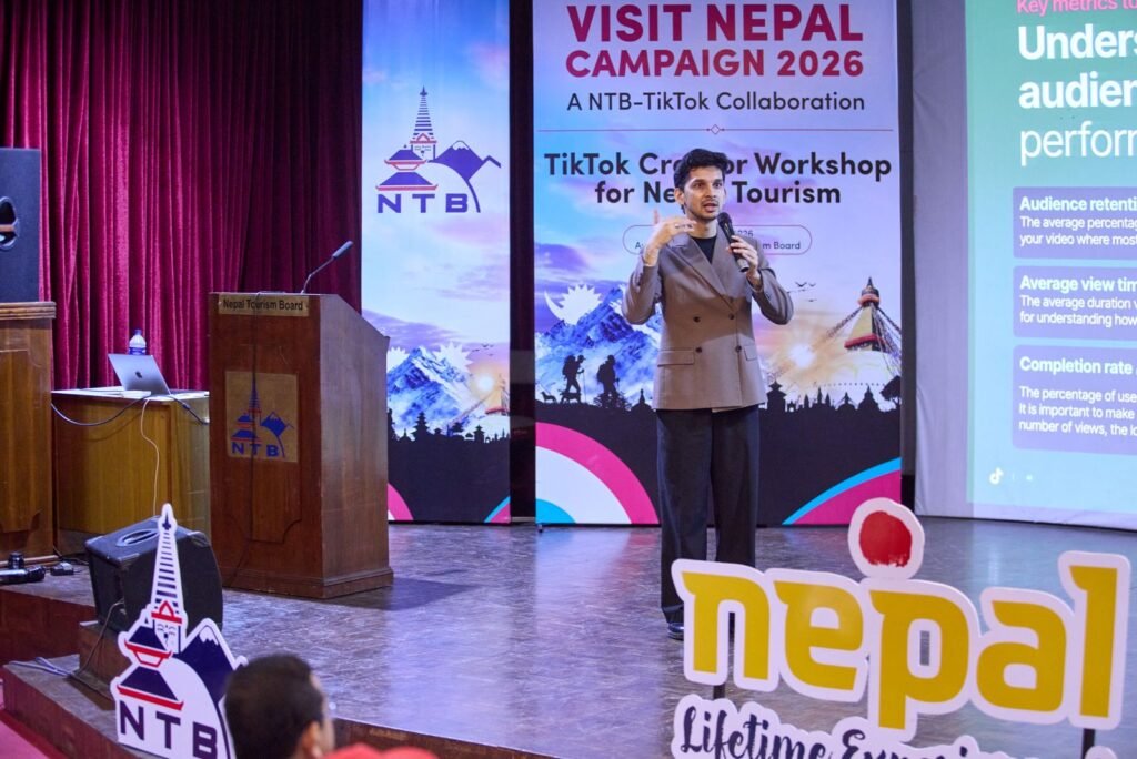 नेपाल पर्यटन बोर्ड र टिकटकबीच पर्यटन समुदायका लागि कन्टेन्ट क्रिएशन कार्यशालामा सहकार्य