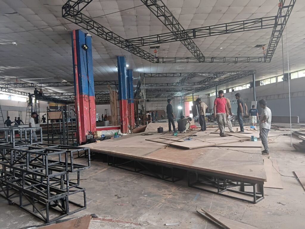 ‘नाडा अटो शो २०२६’ को स्टल निर्माण तिव्र बन्दैछन् २०० बढी स्टलहरु,हेर्नुहोस् फोटो फिचरमा