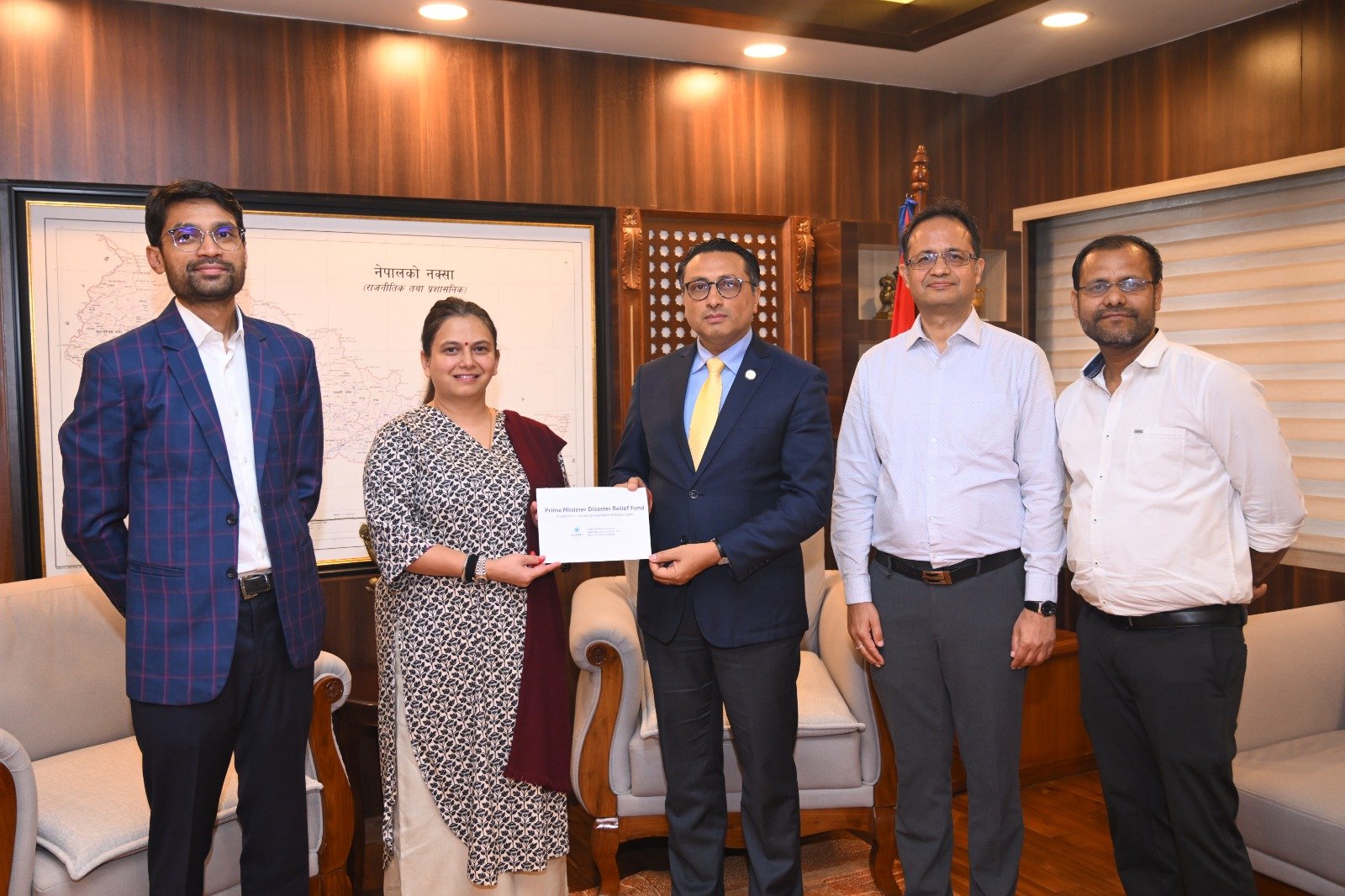 राष्ट्रिय विपदमा शंकर ग्रुपको ४ करोड सहयोग,२५ लाखका टार्पोलिन टेन्ट पनि वितरण