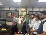 मन्त्री लम्सालसँग ट्रक व्यवसायीको भेट,बाढीमा क्षति र हराएका सवारीबारे गराए जानकारी