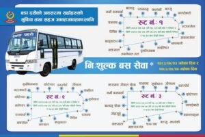 दसैँमा यात्रुलाई सहज बनाउन काठमाडौं उपत्यकामा प्रहरीको निःशुल्क बस सेवा